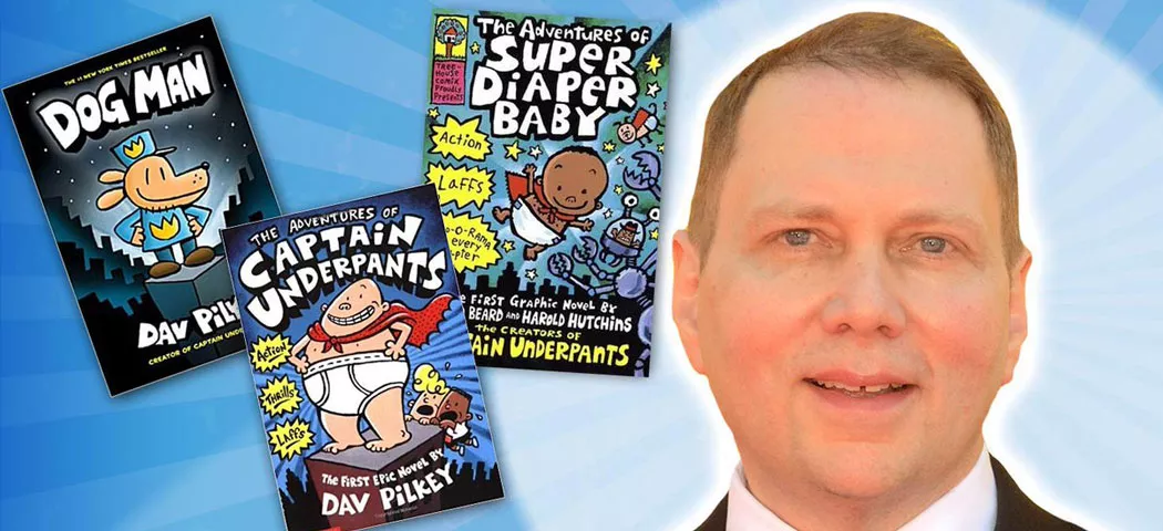 Featured image for the post: A Q&A with Dav Pilkey, author of Captain Underpants