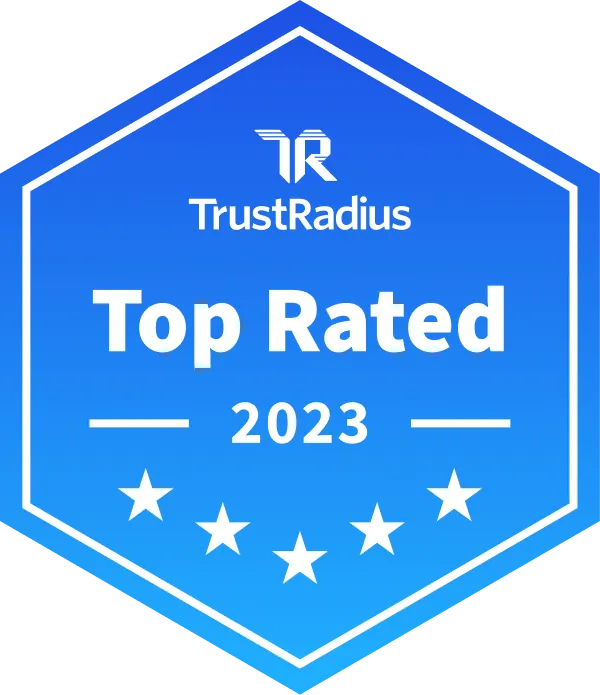 Badge for an TRUSTRADIUS award