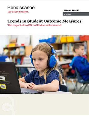 Cover of the myON 2025 report document