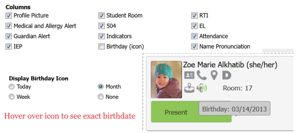 Teacher Connect and course tracking screenshot