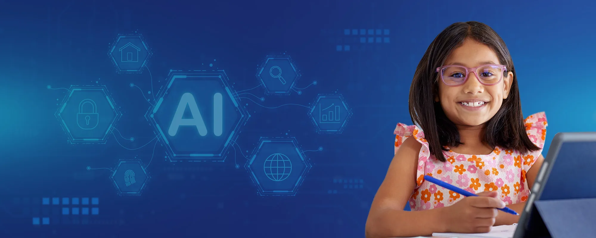 Hero image for the AI and the best use of technology in K–12 education page