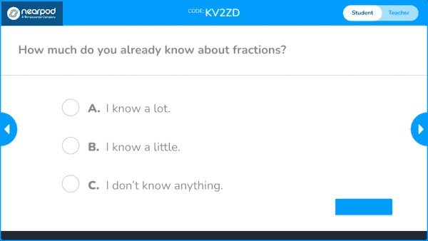 Nearpod’s real-time and post-session reports
