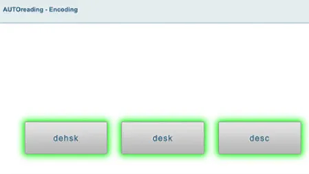 AUTOreading example 3