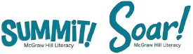 McGraw Hill Literacy Summit! and Soar! logos
