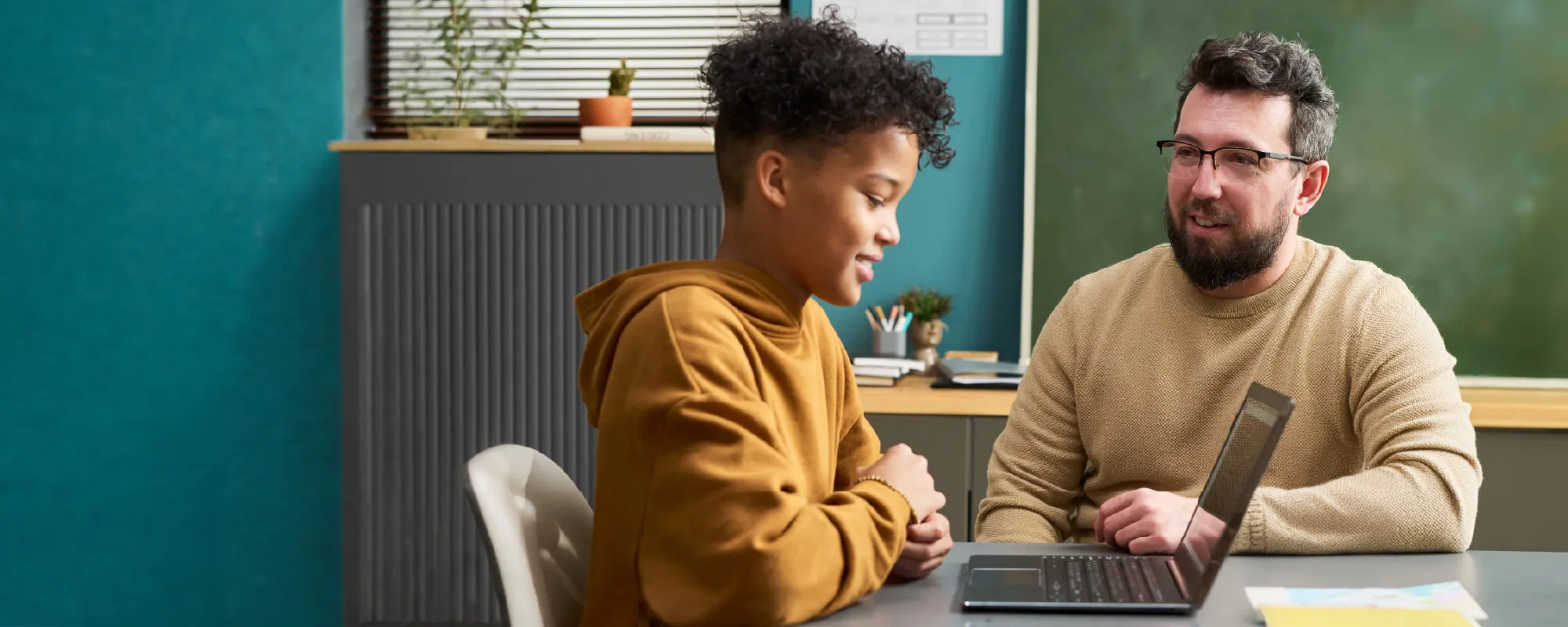 Hero image for the AI for schools: How human-centered tools increase instructional impact page